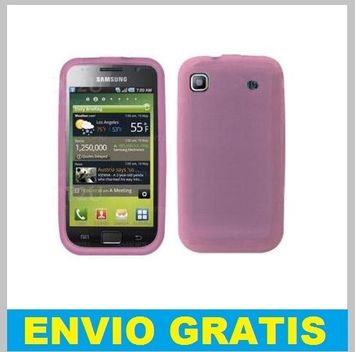 FUNDA SILICONA PARA SAMSUNG I9000 GALAXY S ROSA